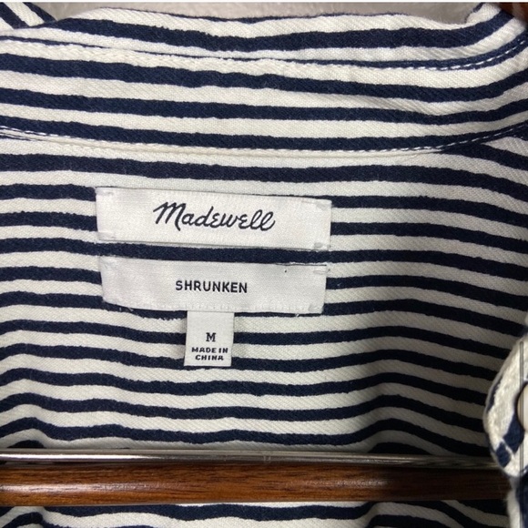 Madewell Flannel Shrunken Ex-Boyfriend Shirt - Picture 4 of 4